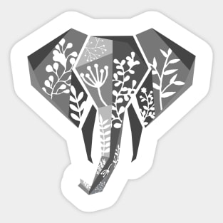 Jungle Elephant Sticker